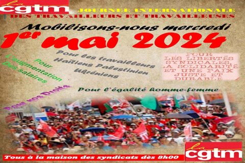 Mercredi 1er Mai 2024 - Journée internationale de lutte pour les droits ...