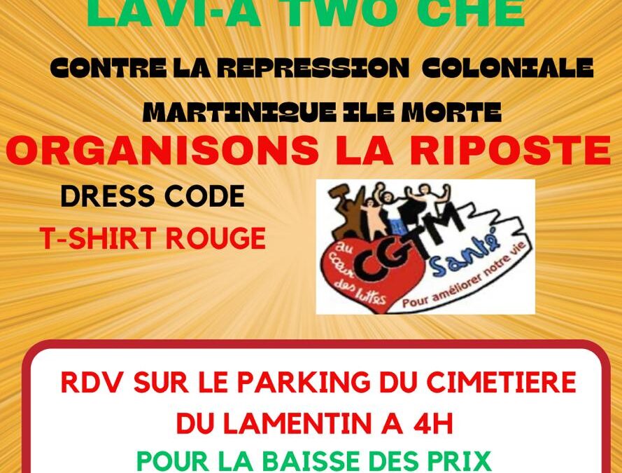 La Vi-A Two Chè ! Mobilisons-nous le mercredi 08/10/2024