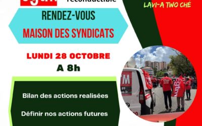 Rendez-vous du lundi 28 octobre 2024, « contre la vie chère »